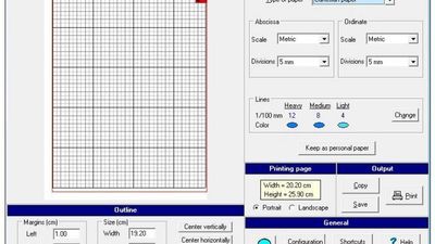 Graph Paper Printer screenshot 1
