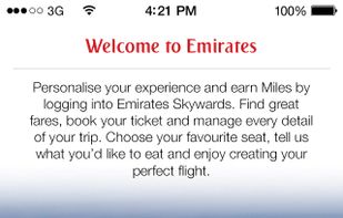 Emirates screenshot 1