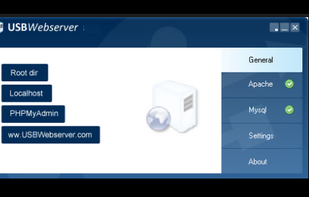 USBWebserver screenshot 1