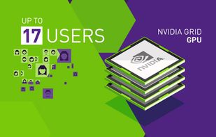 Up to 17 Users per GPU!