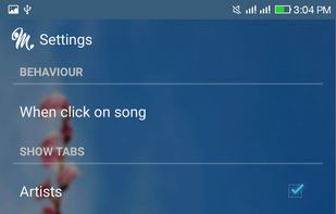 Music player screenshot 2