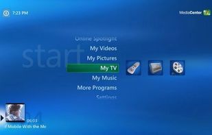 Windows Media Center screenshot 1
