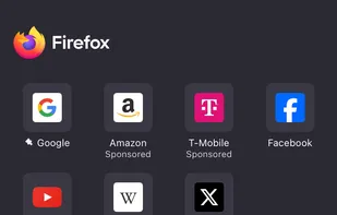 Firefox iOS (Dark Theme)