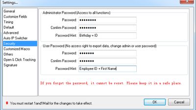 Role-based Password Protection