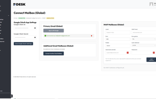 Connect Mailboxes (GMail & IMAP)