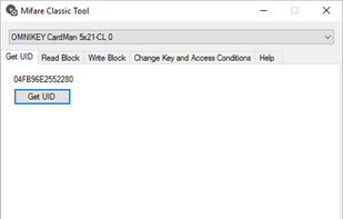 Mifare Classic Tool screenshot 1