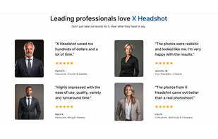 X Headshot - Reviews