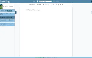 Clean writing interface (including a focus mode) with various automatic tools working in the background.