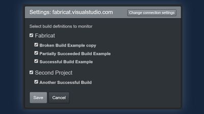 Choose what builds to monitor