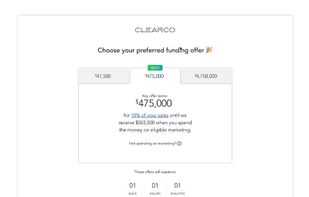 Clearco screenshot 1