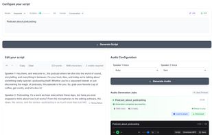 Main user interface