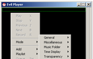 Evil Player screenshot 1