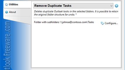 Remove Duplicate Tasks for Outlook screenshot 1