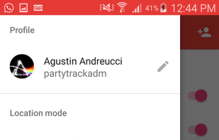 Different settings to save battery or get better location accuracy.
