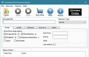 iSunshare Word Password Genius screenshot 1