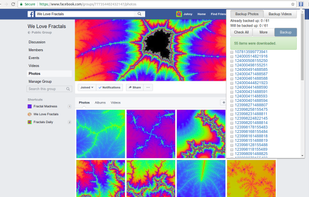 Facebook Backup screenshot 1