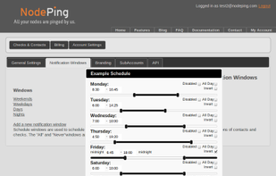Nodeping screenshot 1