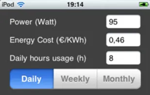 Power Cost screenshot 1