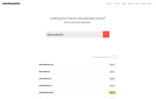 iwantmyname screenshot 1