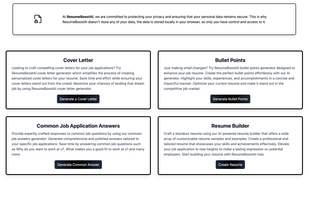 Homepage Tools Section 