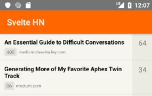 Svelte Native screenshot 3