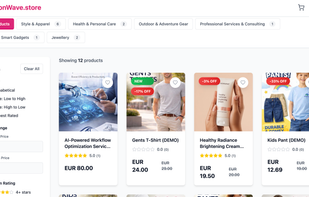 AxonWave.store Demo Shopping Store