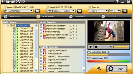 CloneDVD Studio DVD Copy screenshot 1