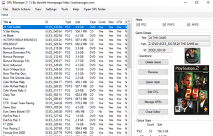 OPL Manager screenshot 1