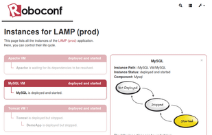 Roboconf screenshot 1