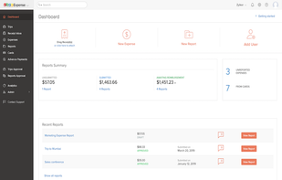 Zoho Expense screenshot 1