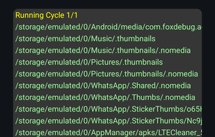 LTE Cleaner FOSS screenshot 1