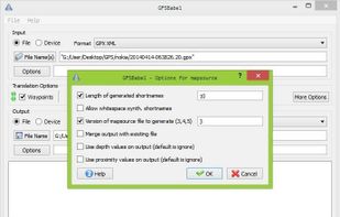 GPSBabel screenshot 1