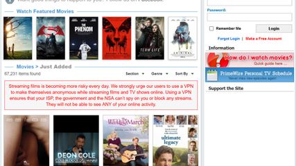 Primewire deals movies online