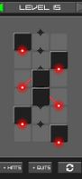 Arrange blocks to lighten all targets.