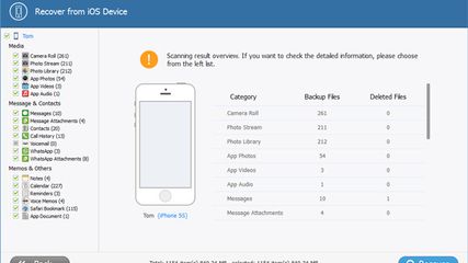 FonePaw iPhone Data Recovery screenshot 1