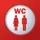WC Toilet and Restroom Finder Icon