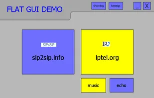 Custom kiosk-like GUI example
