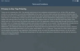 Nyx Vpn screenshot 1