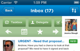 Taskbox - Mail screenshot 2