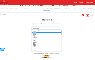Translates for all Google Translate languages.