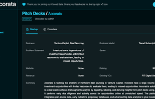 ... and automatically process al the pitch decks landing in your inbox!