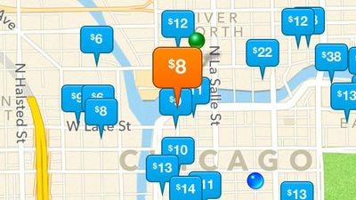 Search for parking nearby and compare rates