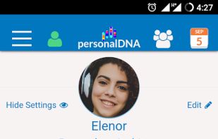 personalDNA screenshot 1