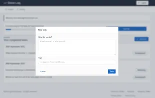 Done Log screenshot 2