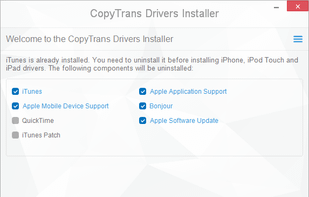 CopyTrans Drivers Installer screenshot 1
