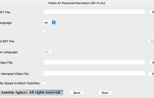 AI narration option