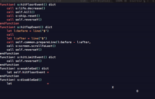 VimGameCodeBreak screenshot 1