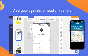 Embed your Agenda, maps etc.