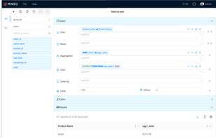 Exploring data using OLAP