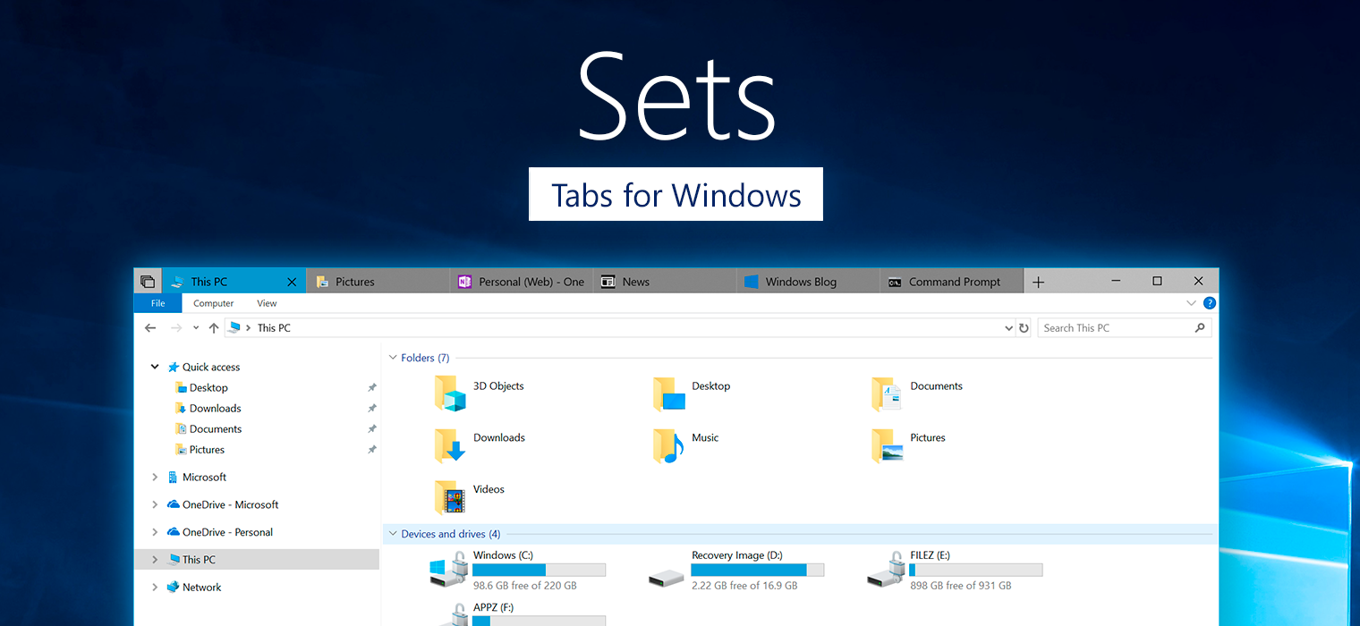 The new build of Windows Insider finally introduces tabs to the File Explorer AlternativeTo